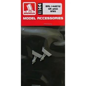 Plastikový model Brengun 1/144 RAF pilot WWII (2 pcs.)