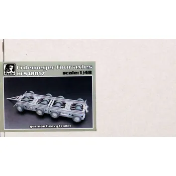 Plastikový model Hauler 1/48 Culemeyer four axles - Germany Heavy Trailer