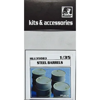 Plastikový model Hauler 1/35 Steel barrels - 4 pcs.(resin set)