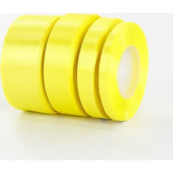 Stuha atlasová 1,2cmx32m žlutá (781748)