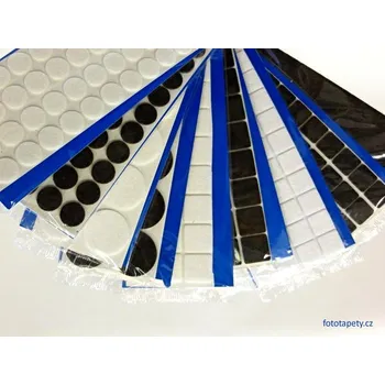 Podložka pod nábytek Filcové kluzné podložky samolepící pod nábytek - kruhové Varianta: průměr 20 mm - bílá, 40 ks v balení