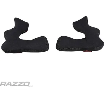 Cyklistická přilba Náhradní lícnice helmy TroyLeeDesigns D4 Cheek Pad Black XS