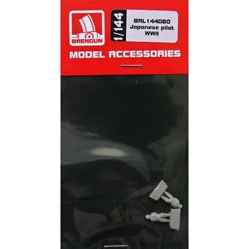 Plastikový model Brengun 1/144 Japanese pilot WWII (2 pcs.)