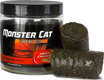 Boilies Tandem Baits Monster Cat Mega Chunks 65 x 35 mm/370 g 4 ks