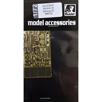 Plastikový model Hauler 1/72 Sd.Kfz.10 Demag D7 Detail PE set (MK72)