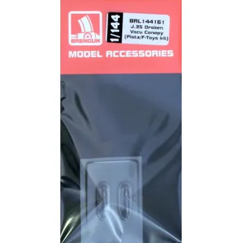 Plastikový model Brengun 1/144 Vacu Canopy J.35 Draken (PLATZ/F-TOYS)