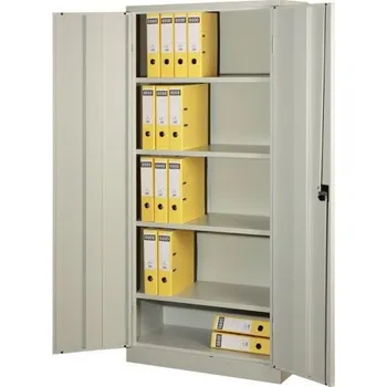 Policová skříň Archivační, spisová skříň 1800x800x380 mm, šedá + doprava zdarma