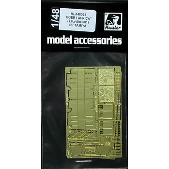 Plastikový model Hauler 1/48 TIGER I AFRICA (s.Pz-Abt.501) for TAMIYA kit