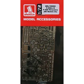 Plastikový model Brengun 1/72 P-39Q/L/N P-400 Airacobra - PE set (RSMOD)