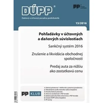 Daňový a účtovný poradca podnikateľa 15/2016