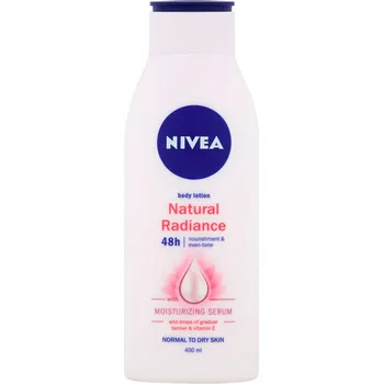 Tělový krém Nivea Natural Radiance 48 h Body Lotion with Moisturizing Serum 400 ml