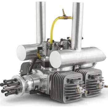 RC model letadla Motor DLA 128 ccm (čtyřválec, boxer) včetně tlumiče a příslušenství