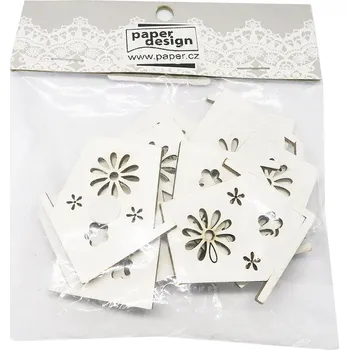 Vánoční dekorace Paper Design Dřevěné domečky dekorace