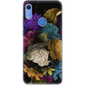 Pouzdro na mobilní telefon Odolné silikonové pouzdro iSaprio - Dark Flowers - Huawei Y6s