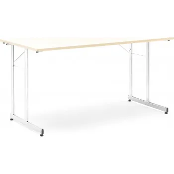 Jídelní stůl AJprodukty Skládací kongresový stůl Claire, 1400x700 mm, bříza, chrom 143581