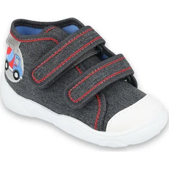 Chlapecké tenisky tenisky plátěnky kecky Befado 212P062 šedé s domíchávačem velikost: 21