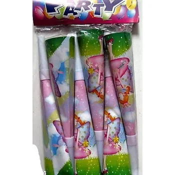 Karnevalový doplněk Trumpety PRINCEZNY 6 ks