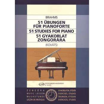 Brahms: 51 Studies for piano / 51 etud pro klavír