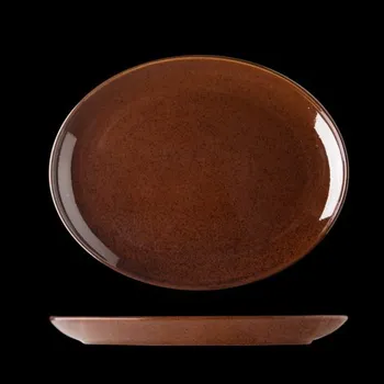 SAHM LIFESTYLE podnos oválný 28cm Cocoa 100024114