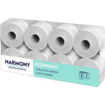 Toaletní papír Harmony Toaletní papír Professional 2vr., přírodní recykl, bílý 50%, 64x29,5 m TP96X116.7WR
