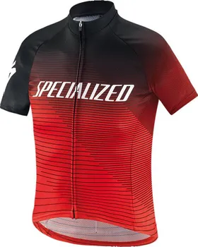 cyklistický dres Specialized Rbx Comp Logo Team Youth s krátkým rukávem černý/červený XS