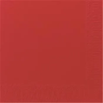Papírový ubrousek SAHM Ubrousek 33x33 cm 3 vrstvý RED - 250ks/bal 100021964