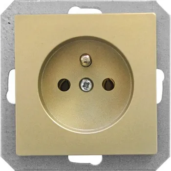 Stavebniny Timex Zásuvka OPUS premium šampaň