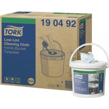 TORK Low-lint čistící utěrka – kbelík s rolí, návin 60 m, 1 ks 190492
