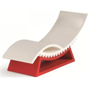 Zahradní lehátko SLIDE Designové relaxační lehátko Tic Tac - SD TTC160, Barva (official) Oranžová