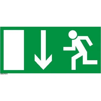 Únikový východ dolů-samolepicí fólie