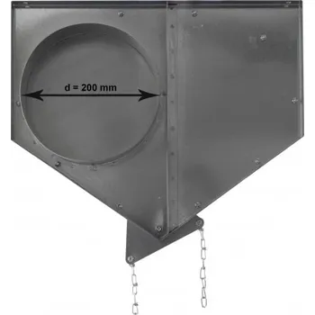 Uzávěr výškový UV200, s řetízkem