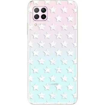 Pouzdro na mobilní telefon Odolné silikonové pouzdro iSaprio - Stars Pattern - white - Huawei P40 Lite