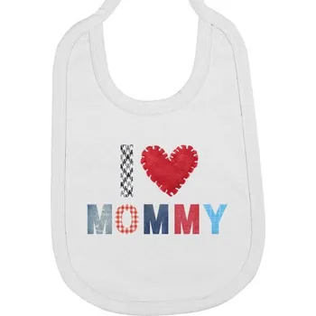 Bryndák bavlna s potiskem I Love Mommy dětské