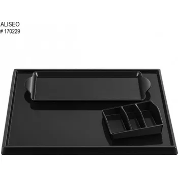 Rychlovarná konvice ALISEO Servírovací set WELCOME TRAY SOLUTION, černý 170229