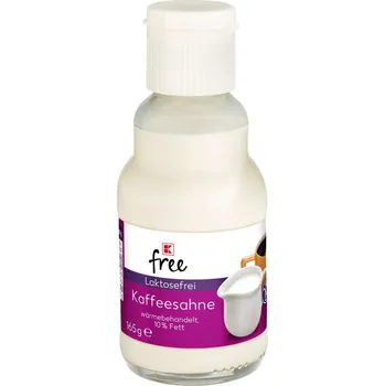 K-Free - SMETANA do kávy BEZ LAKTÓZY 165g - Německo!