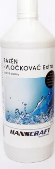 Bazénová chemie Hanscraft Bazén Vločkovač Extra 1 l