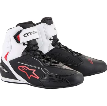 Moto obuv ALPINESTARS boty FASTER-3 black/white/red - 42/9