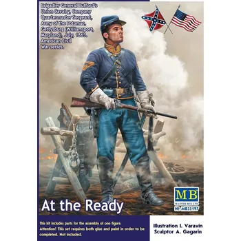 Plastikový model Master Box 1/35 At the Ready - July 1863 (1 fig.)