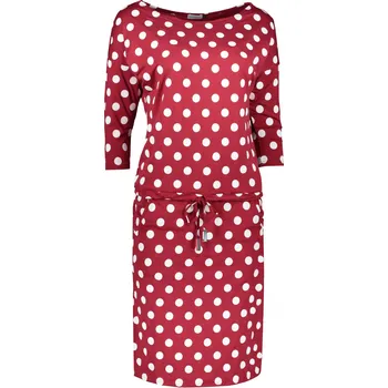 Dámské šaty Numoco 13-111 vínové