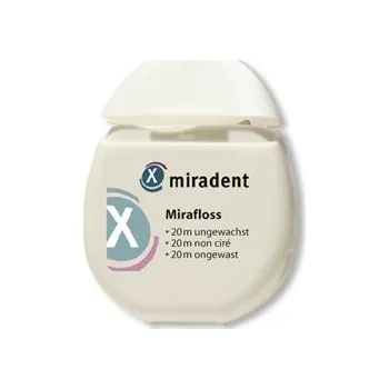 Zubní nit Miradent MiraFloss nevoskovaná 20m