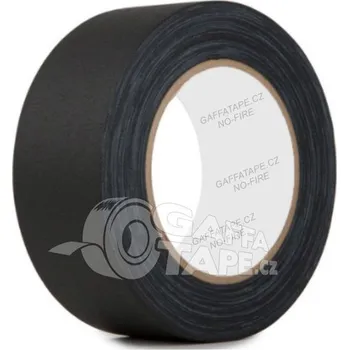 Lepicí páska Gaffa tape-FIRE černá matná, nehořlavá