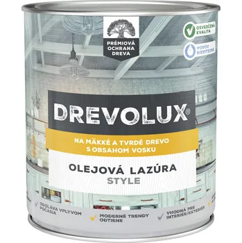 lazura Chemolak Drevolux olejová lazura Style ořech 0,75 L
