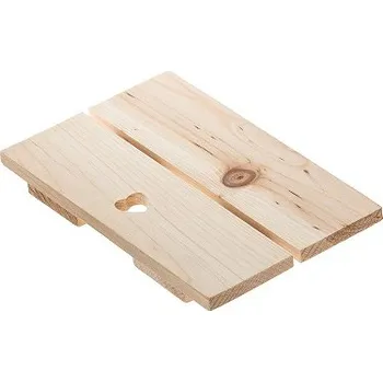 Dřevěný stojánek se srdíčkem