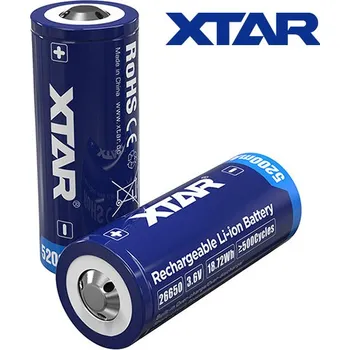 Článková baterie Baterie Li-ion 26650 Xtar 5200mAh 7A