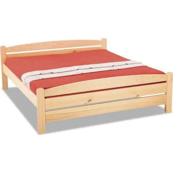 Postel Krajča Manželská postel z masivu Boro 200 x 200 cm Povrchová úprava dřeva: Bezbarvý olej OSMO, Druh dřeva: Smrk