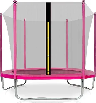 Trampolína Aga SportFit250P 250 cm růžová + ochranná síť