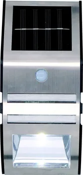 Venkovní osvětlení Grundig Solární nástěnné svítidlo 1xLED chrom