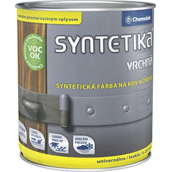 barva na kov Chemolak Syntetika vrchní barva S 2013 1999 černá 0,6 L