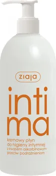 Intimní hygienický prostředek Ziaja Intimate Creamy Wash krémová intimní hygiena s kyselinou askorbovou 500 ml