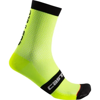 Pánské ponožky Castelli Superleggera ponožky žluté/černé 44-47